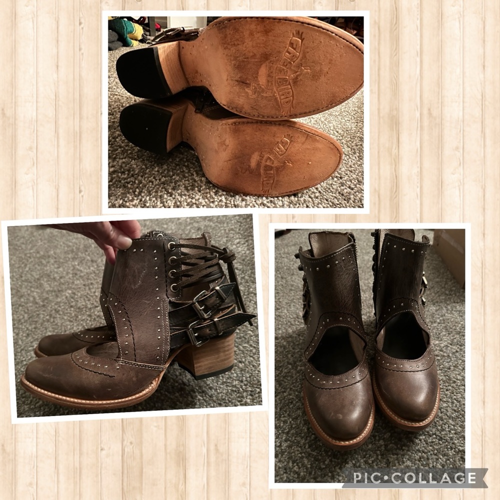 Freebird Desert in Stone, size 8 worn once.